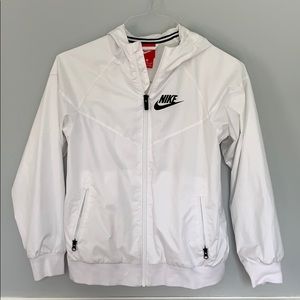 WHITE NIKE JACKET